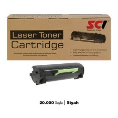 SCI LEXMARK MS610 MUADİL TONER  20.000 SAYFA SİYAH