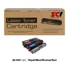 SCI BROTHER TN-466 SET MUADİL TONER 26.000 SAYFA  SİYAH/MAVİ/KIRMIZI/SARI