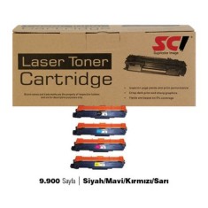 SCI BROTHER TN-277 SET MUADİL TONER  9.900 SAYFA  SİYAH/MAVİ/KIRMIZI/SARI