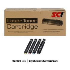 SCI CANON EXV-49 SET MUADİL TONER  93.000 SAYFA  SİYAH/MAVİ/KIRMIZI/SARI