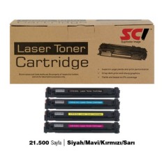 SCI CANON CRG-046H SET MUADİL TONER  9.200 SAYFA  SİYAH/MAVİ/KIRMIZI/SARI