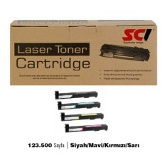 SCI HP CF310A/826A SET MUADİL TONER 123.500 SAYFA  SİYAH/MAVİ/KIRMIZI/SARI